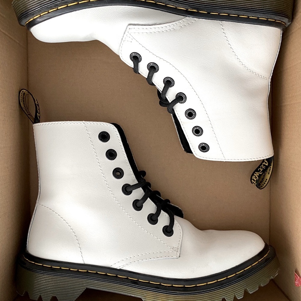 Dr. Martens Luana Leather Combat Boot